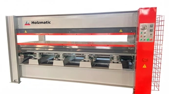 Прессы горячие гидравлические для облицовывания плоских щитов HOLZMATIC HC 30-120/1, HC 30-120/2, HC 30-120/3